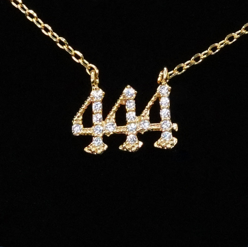 444 Angel Number Necklace