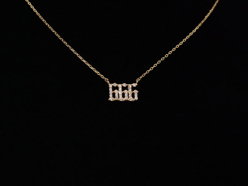 666 Angel Number Necklace