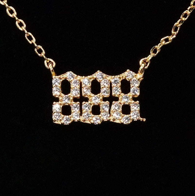 888 Angel Number Necklace