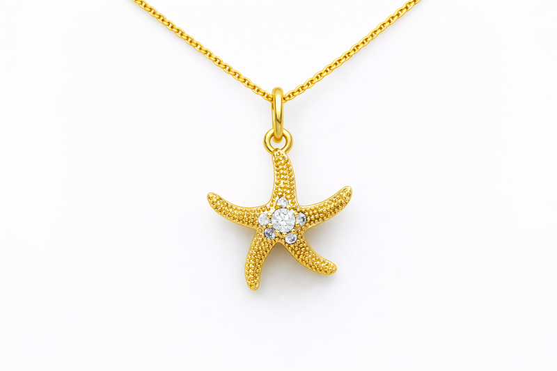 Summer Starfish Necklace