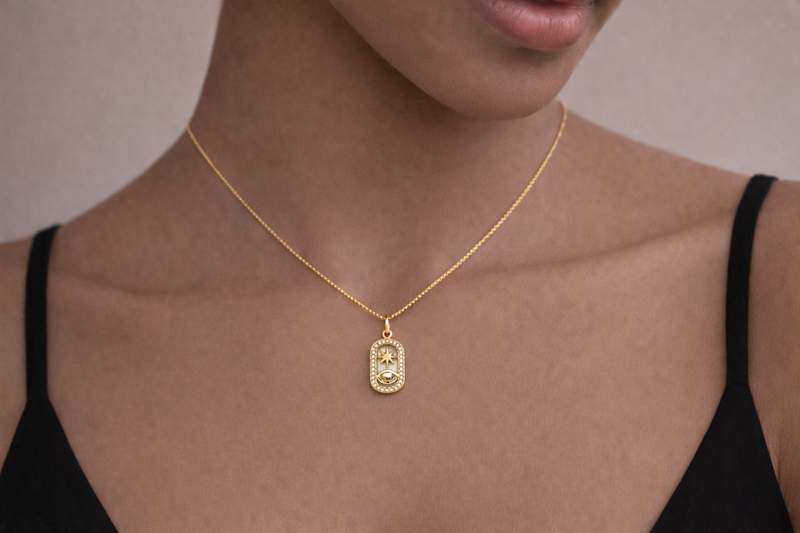 Nova Shield Necklace