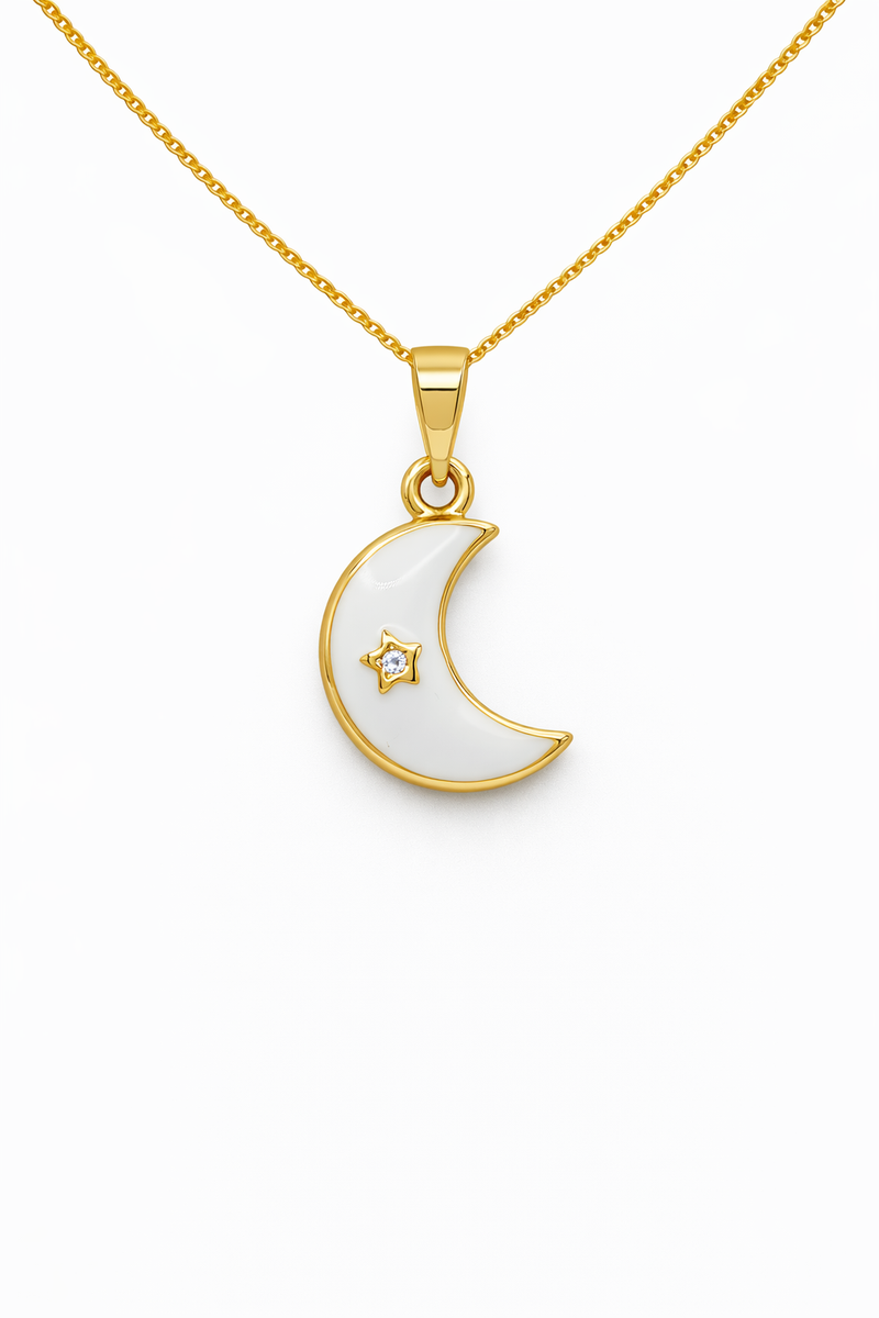 Luna Crescent Necklace