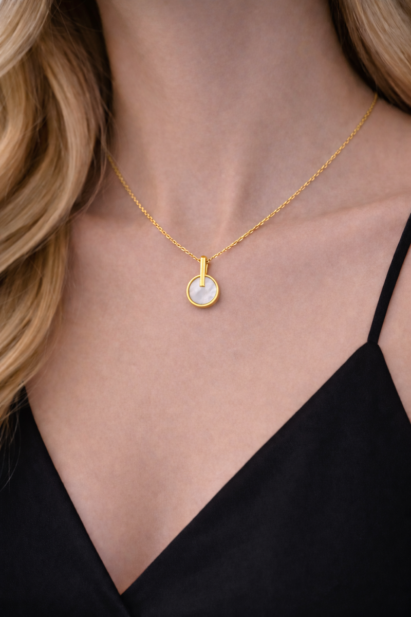Pearl Halo Pendant Necklace