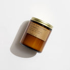 Ojai Lavender Soy Candle in recyclable packaging, emitting a calming lavender scent.