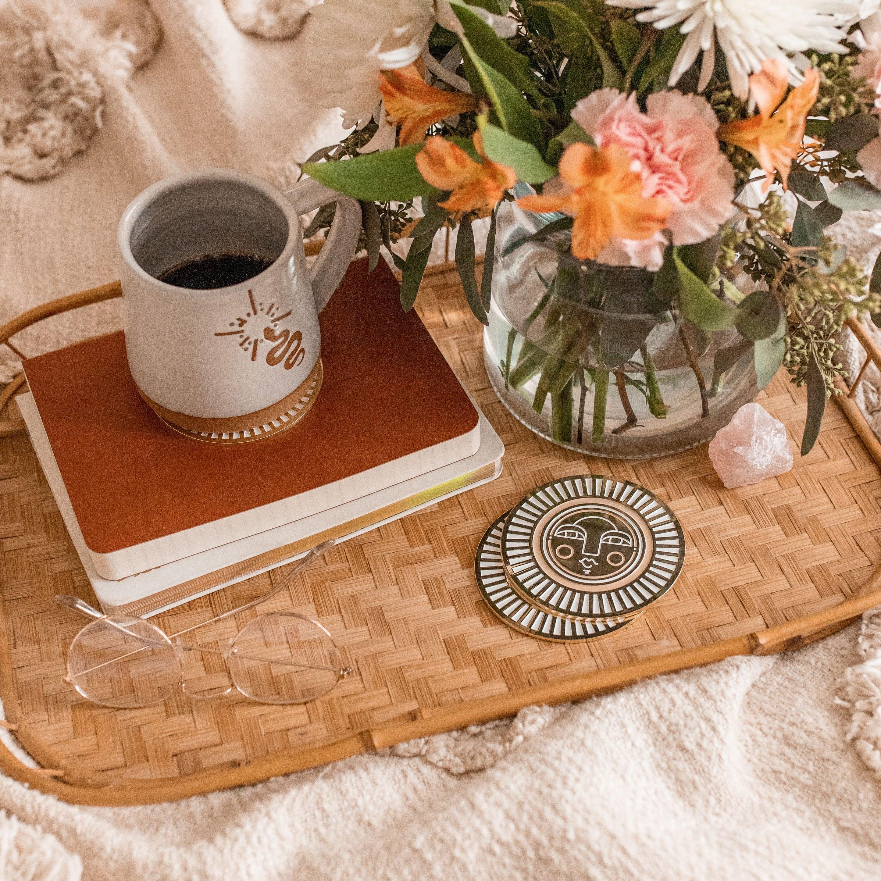 'The Sol Coaster' crafted from durable material, featuring a bright sunny design
