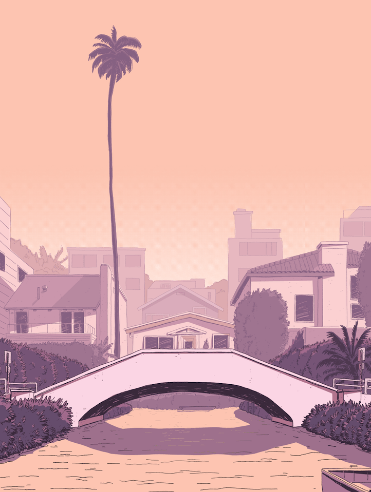 FORMA's exclusive Venice Canals print, capturing the romantic allure of Venice's iconic waterways with beautifully detailed boats, a perfect piece to add European elegance to your space.