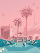 FORMA's exclusive Venice Canals print, capturing the romantic allure of Venice's iconic waterways with beautifully detailed boats, a perfect piece to add European elegance to your space.