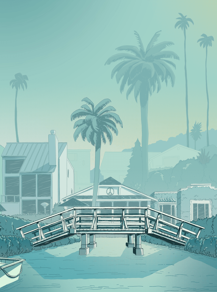 FORMA's exclusive Venice Canals print, capturing the romantic allure of Venice's iconic waterways with beautifully detailed boats, a perfect piece to add European elegance to your space.