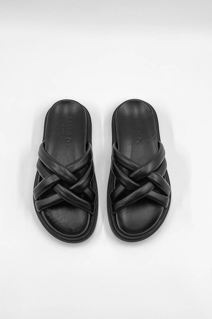 Venus Sandals displayed against a neutral background, showcasing the extra comfortable moulded footbed and their stylish design.