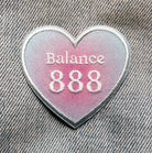 Angel Numbers Heart Patch - A unique patch featuring angelic numerical sequences for positive vibes.