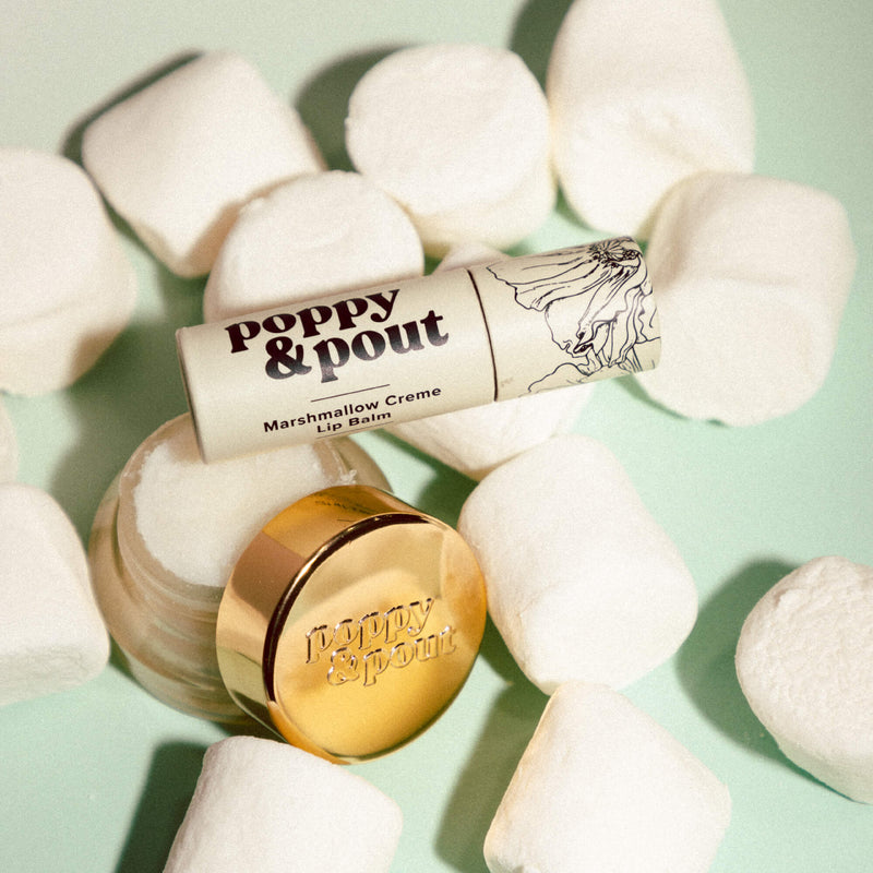 Poppy & Pout - Lip Balm - Marshmallow Creme