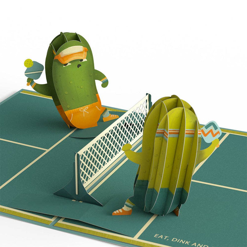 Pickleball Birthday Baller Pop-up Card