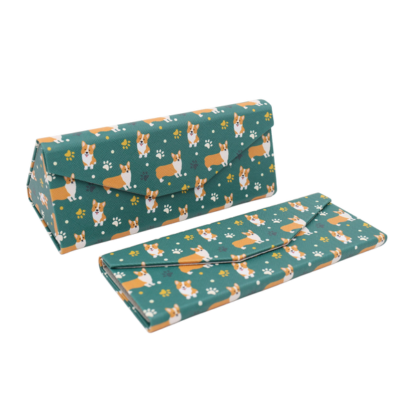 Welsh Corgi Folding Glasses Case