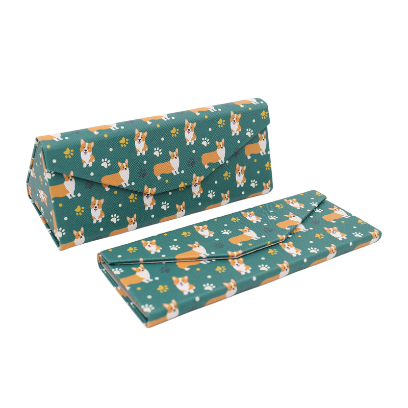 Welsh Corgi Folding Glasses Case