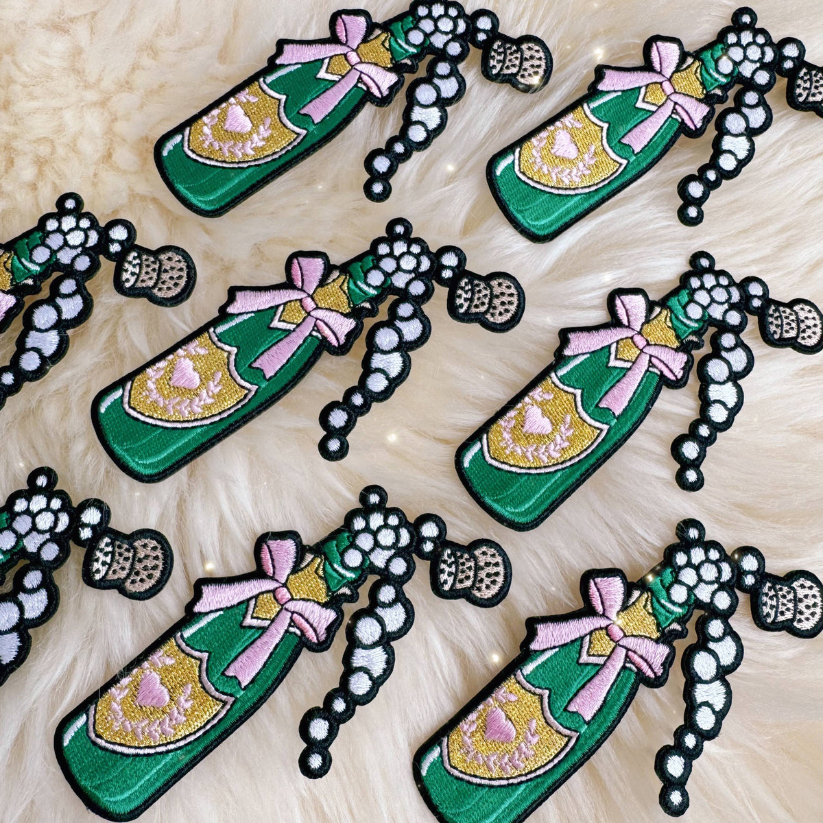 Champagne Bottle Patch
