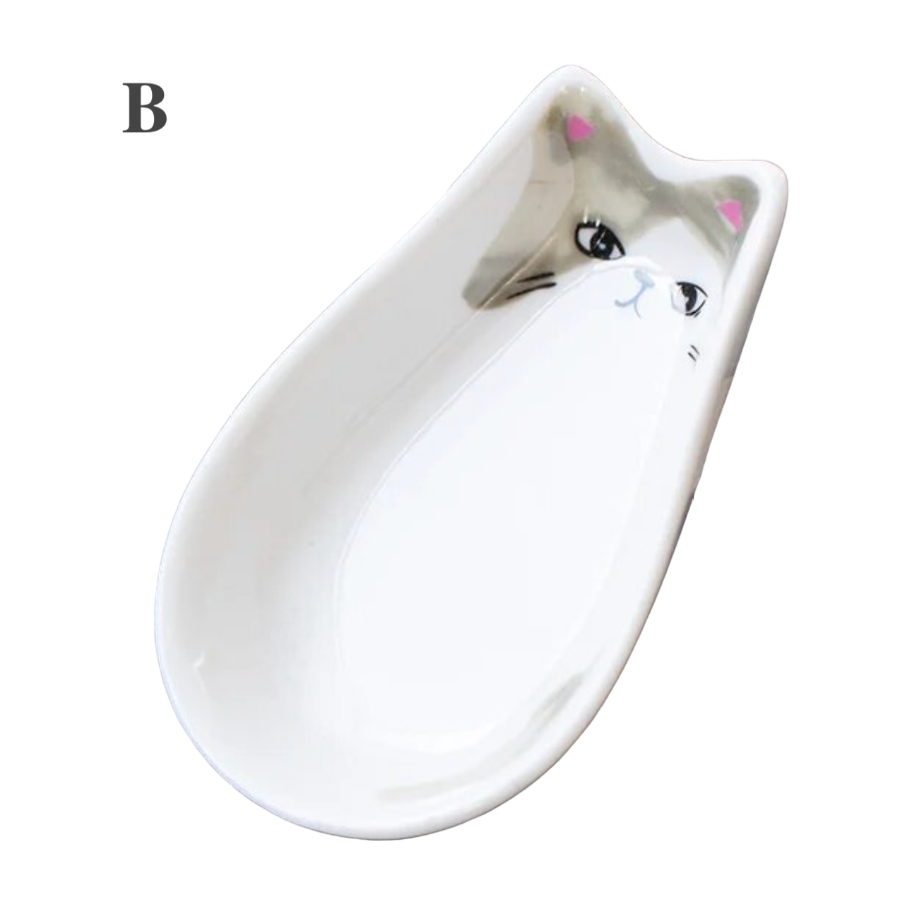 A set of Japanese Style Cat Ceramic Dishes with various adorable cat designs, perfect for serving soy sauce or small snacks.