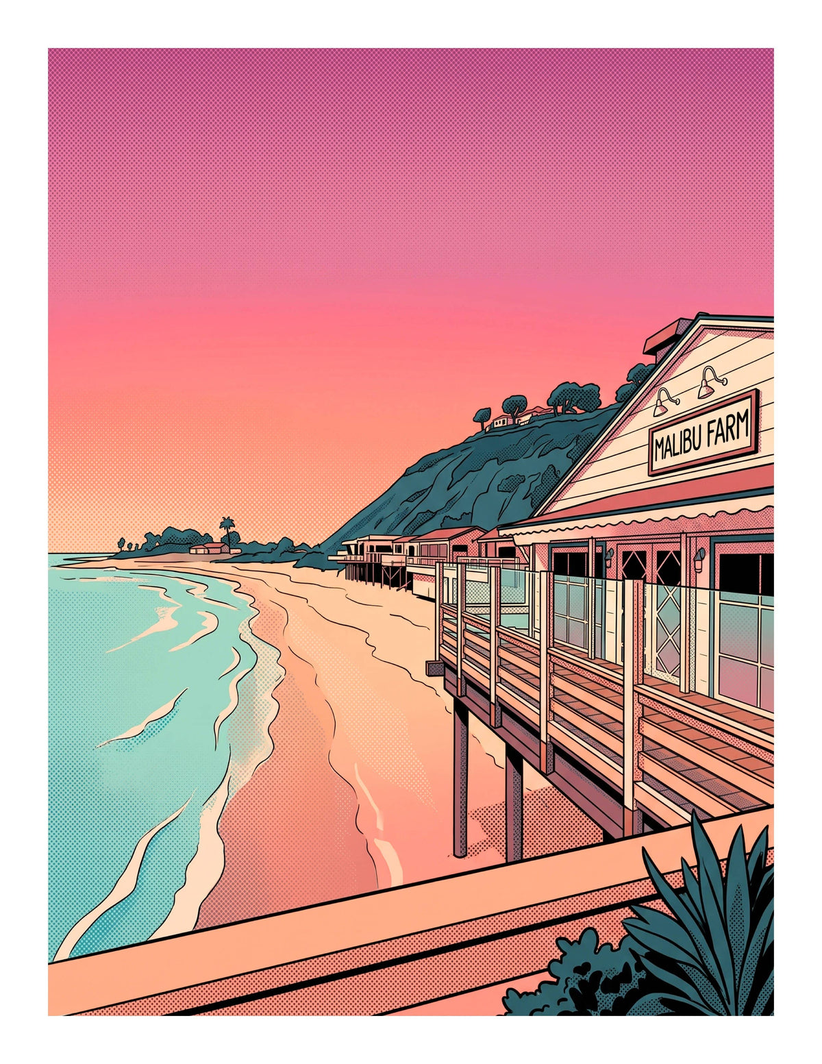 Malibu Farm Print