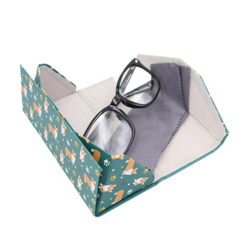 Welsh Corgi Folding Glasses Case