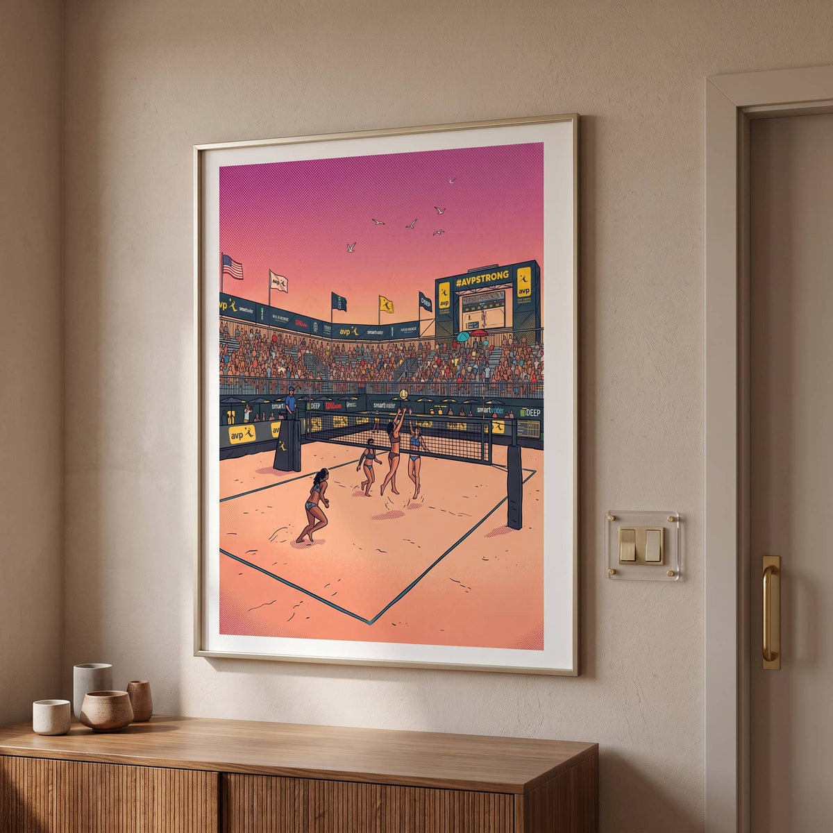 Hermosa Beach AVP Print