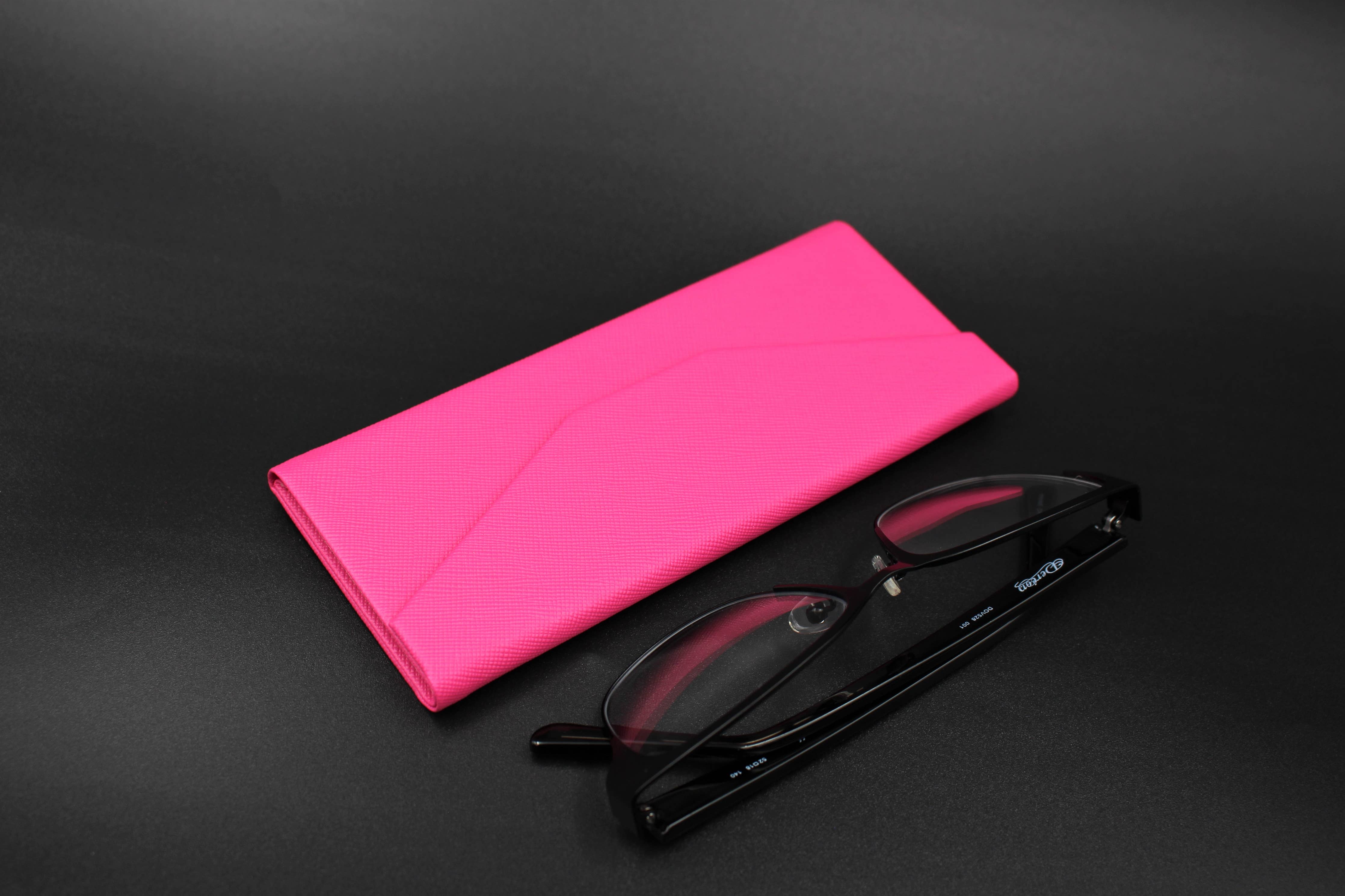 Fuchsia Folding Glasses Case