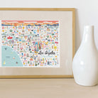 Los Angeles City Map Print