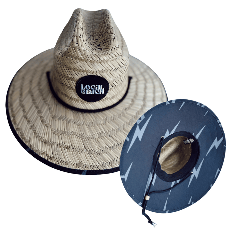Lightning Bolt Adult Lifeguard Hat