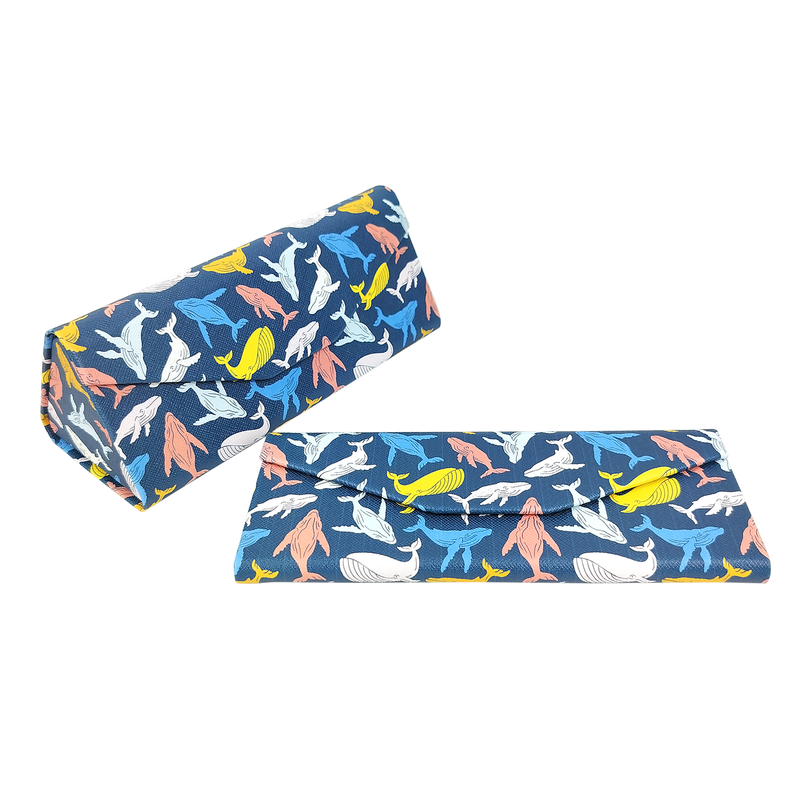 Whales Folding Glasses Case