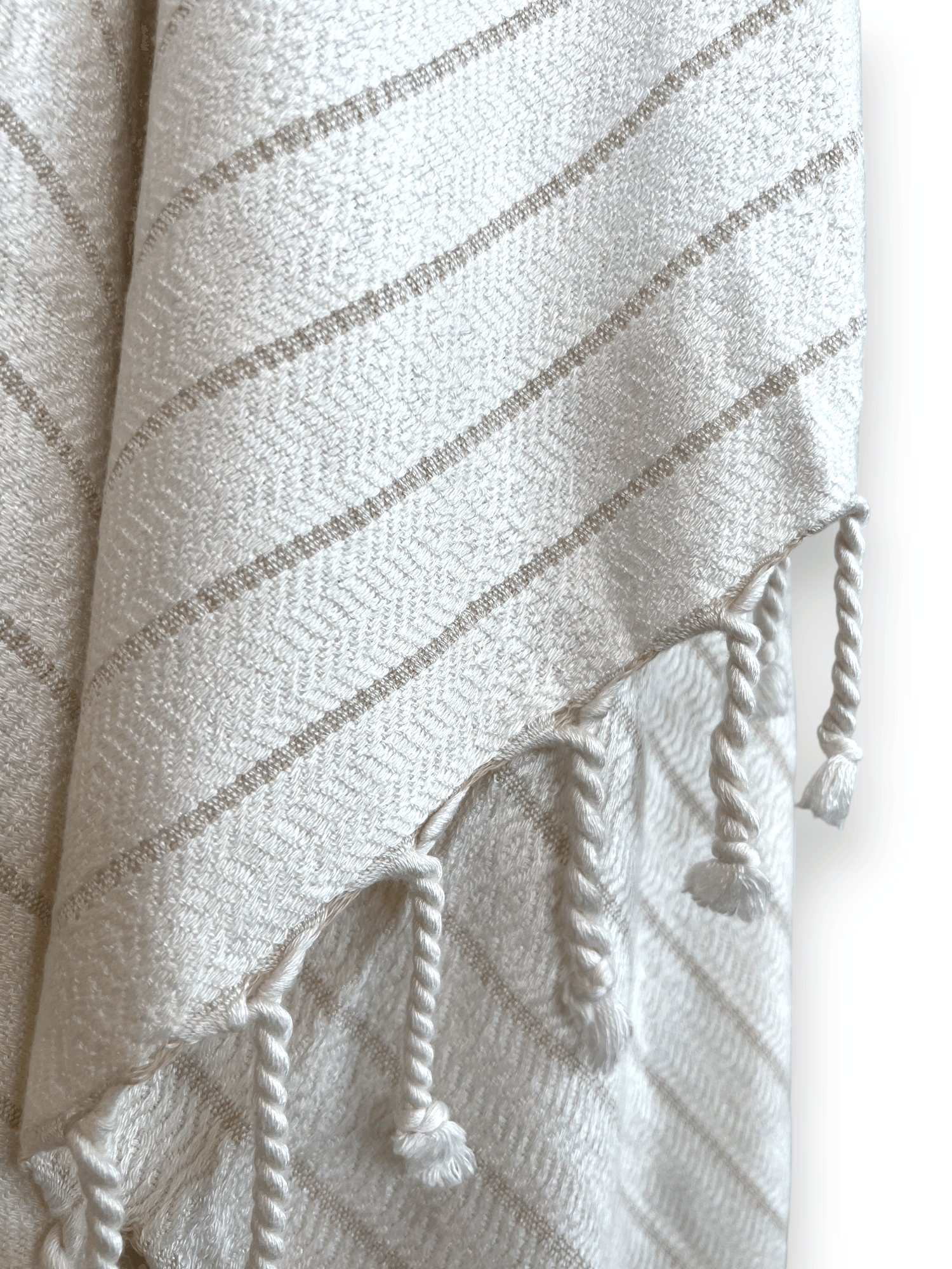 A set of Forma Towels from the Beverly Hills Collection, made from soft and absorbent bamboo, suitable for beach or home use.