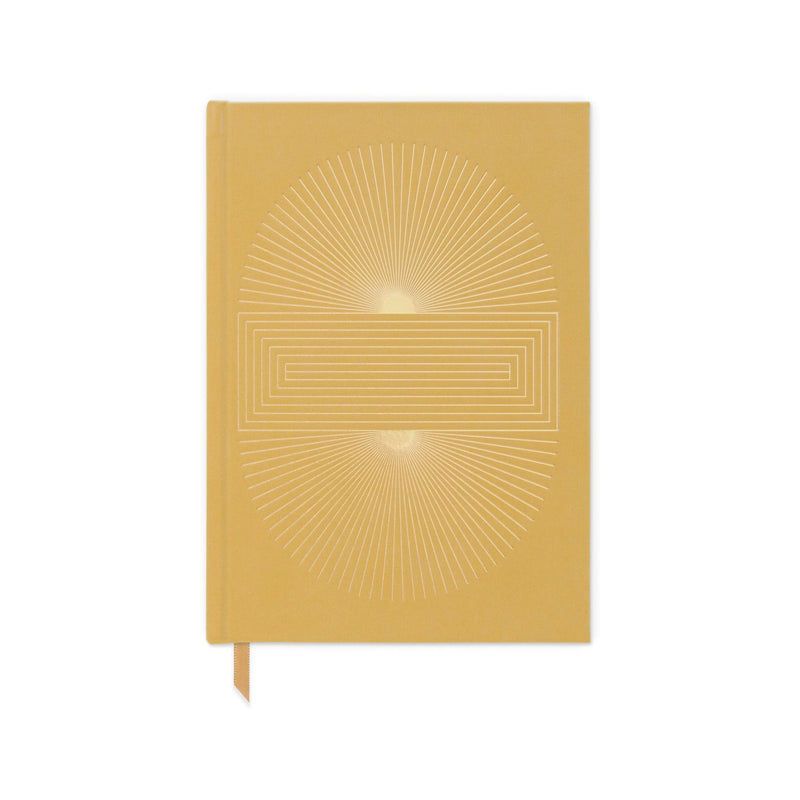 Image of the 'Illuminated Block Pattern Journal' showcasing a vibrant block pattern cover design.