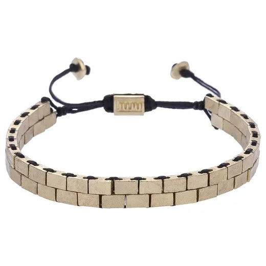 Brick Bracelet - A bold fusion of modern design and rugged elegance for a distinctive look.