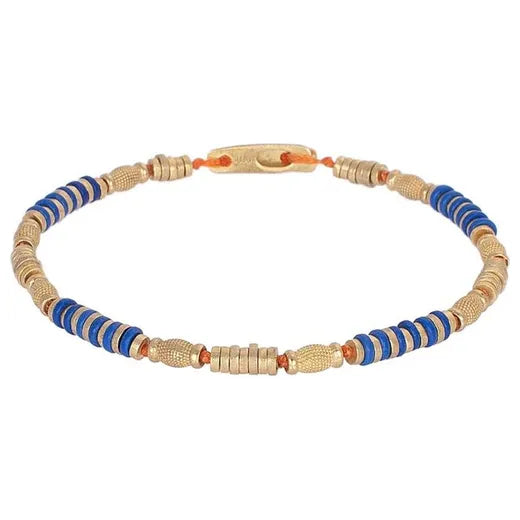 Tetra Anklet: A chic blend of geometry and boho flair for a stylish ankle adornment.