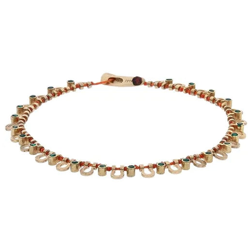 Bari Anklet: A beachy delight of boho-chic charm, this anklet is adorned with intricate charms that sway with your every step, bringing a touch of laid-back elegance to your summer look.
