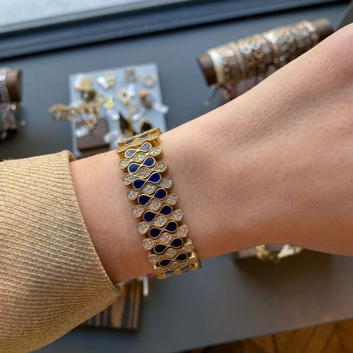 Cannes Bracelet - Luxurious accessory inspired by the French Riviera's glamour.