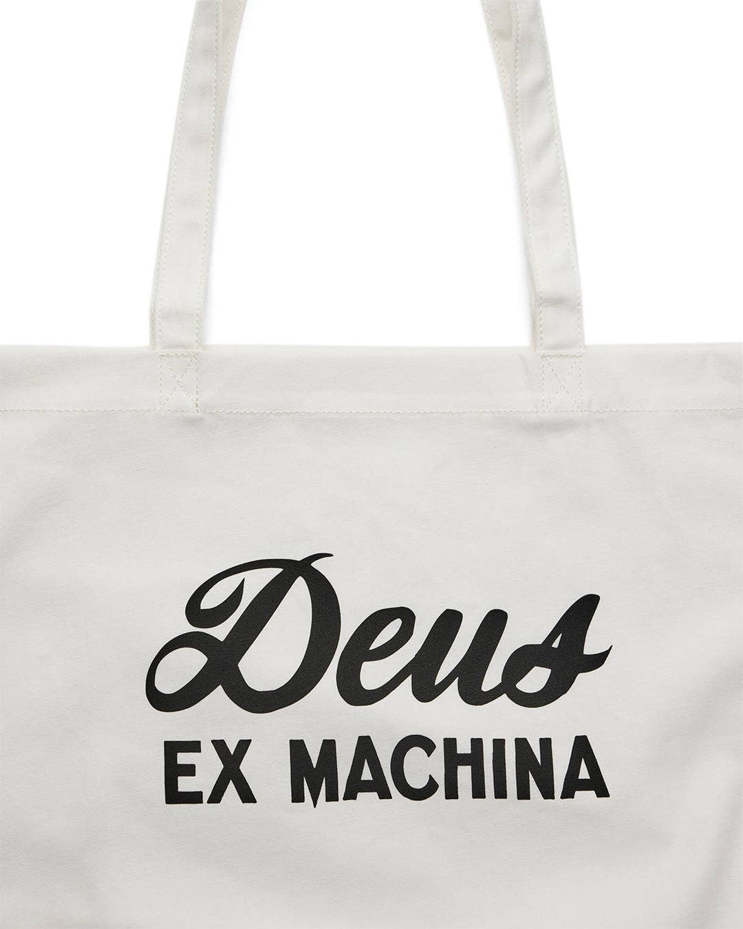 Deus Ex Machina natural cotton twill tote bag, alternate view