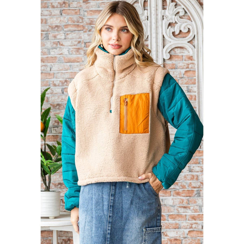 Emily Fleece Pullover - Cozy Half-Zip Winter Essential