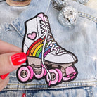 Roller Skate Patches - Rainbow - Vibrant patches with detailed roller skate designs for a playful and retro vibe.