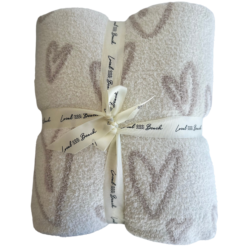 Love Collection Heart Luxe Home Blanket