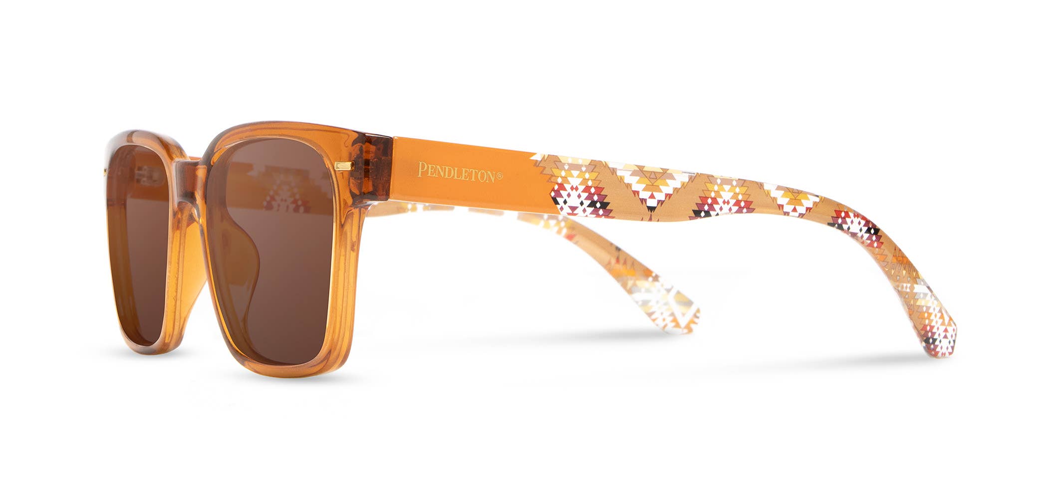 Pendleton Sunglasses Coby - Mission Trails - Brown Crystal: Sophisticated sunglasses in brown crystal frames, epitome of refined style.
