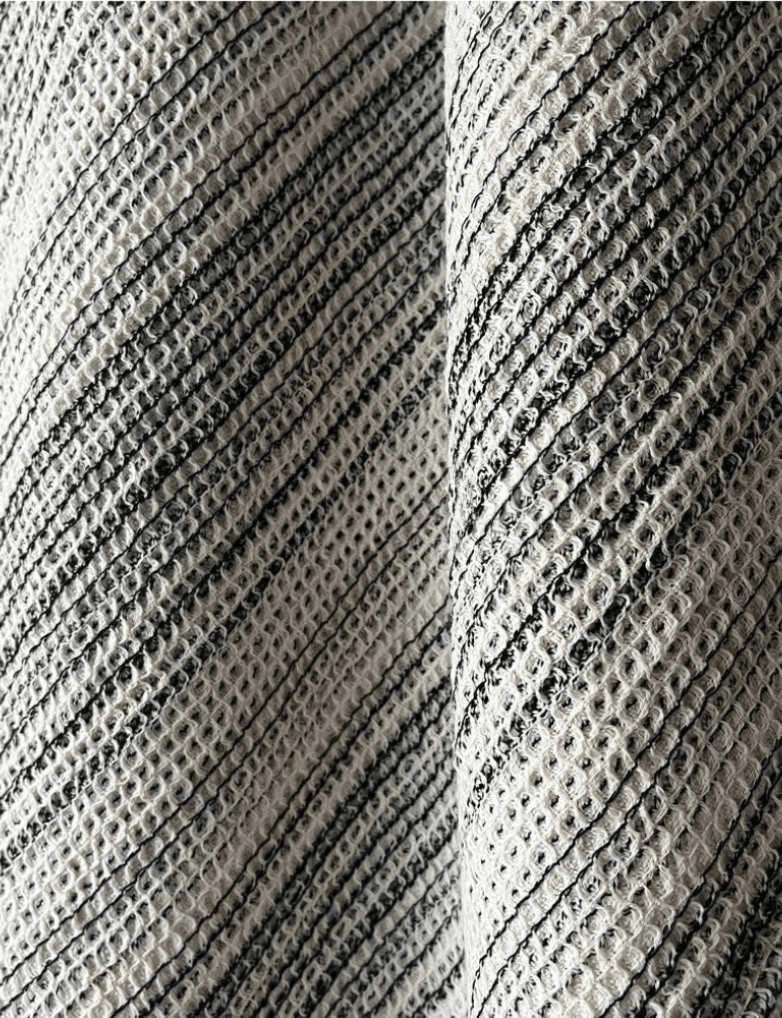 FORMA Cabo Collection, 100% Cotton Turkish Towels in Black and White.