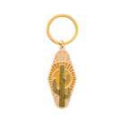 Cactus Enamel Keychain' crafted from durable enamel, featuring a lively cactus design