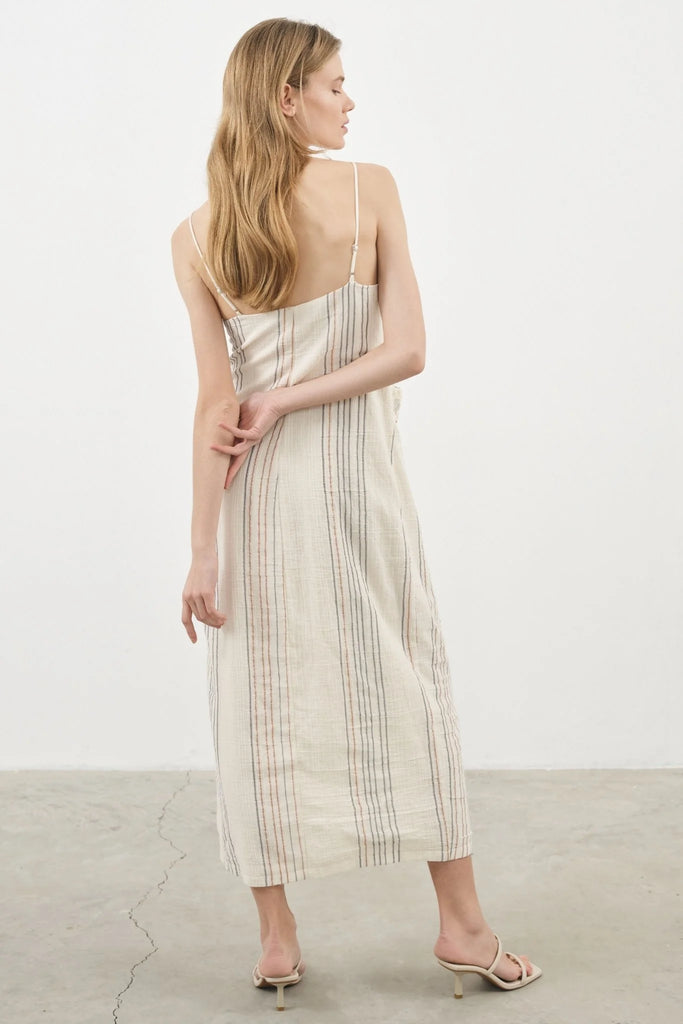 Celia Striped Dress - Timeless and charming dress with a classic striped pattern and feminine silhouette.