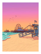 Santa Monica Print