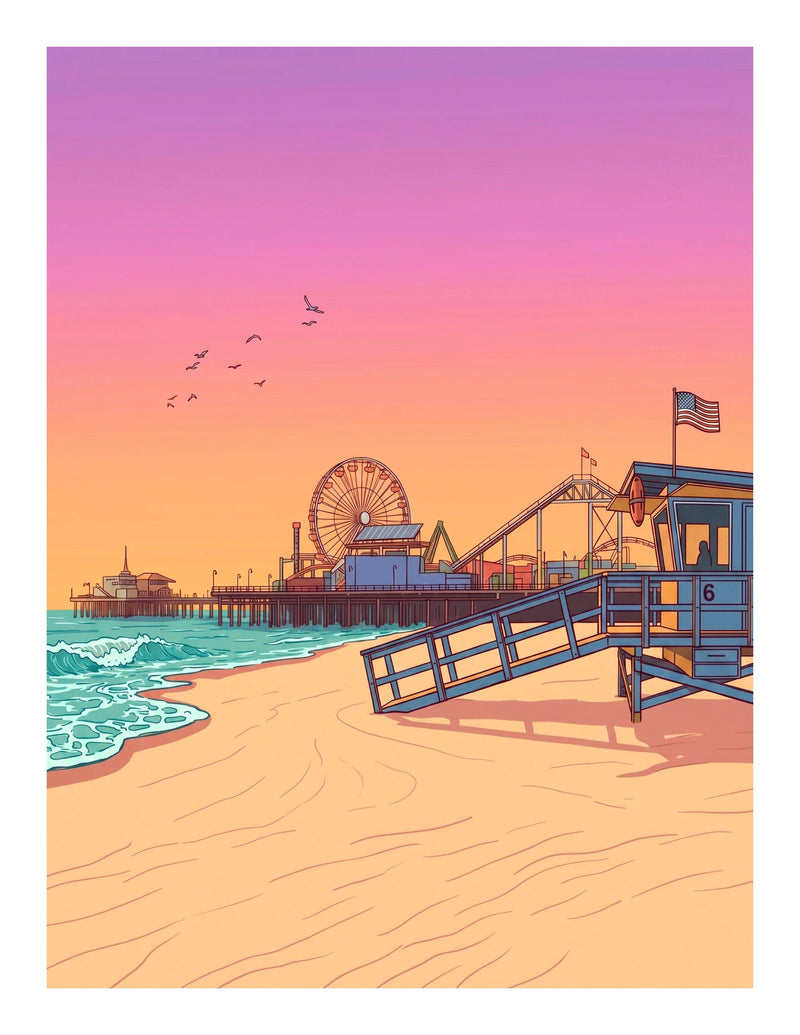 Santa Monica Print
