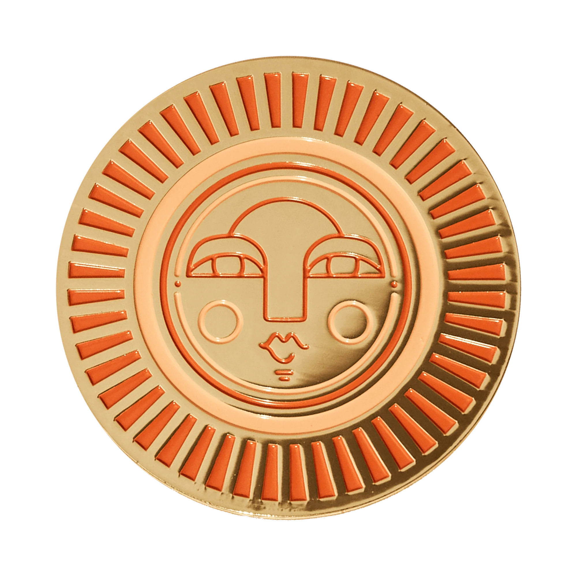 'The Sol Coaster' crafted from durable material, featuring a bright sunny design