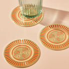 'The Sol Coaster' crafted from durable material, featuring a bright sunny design
