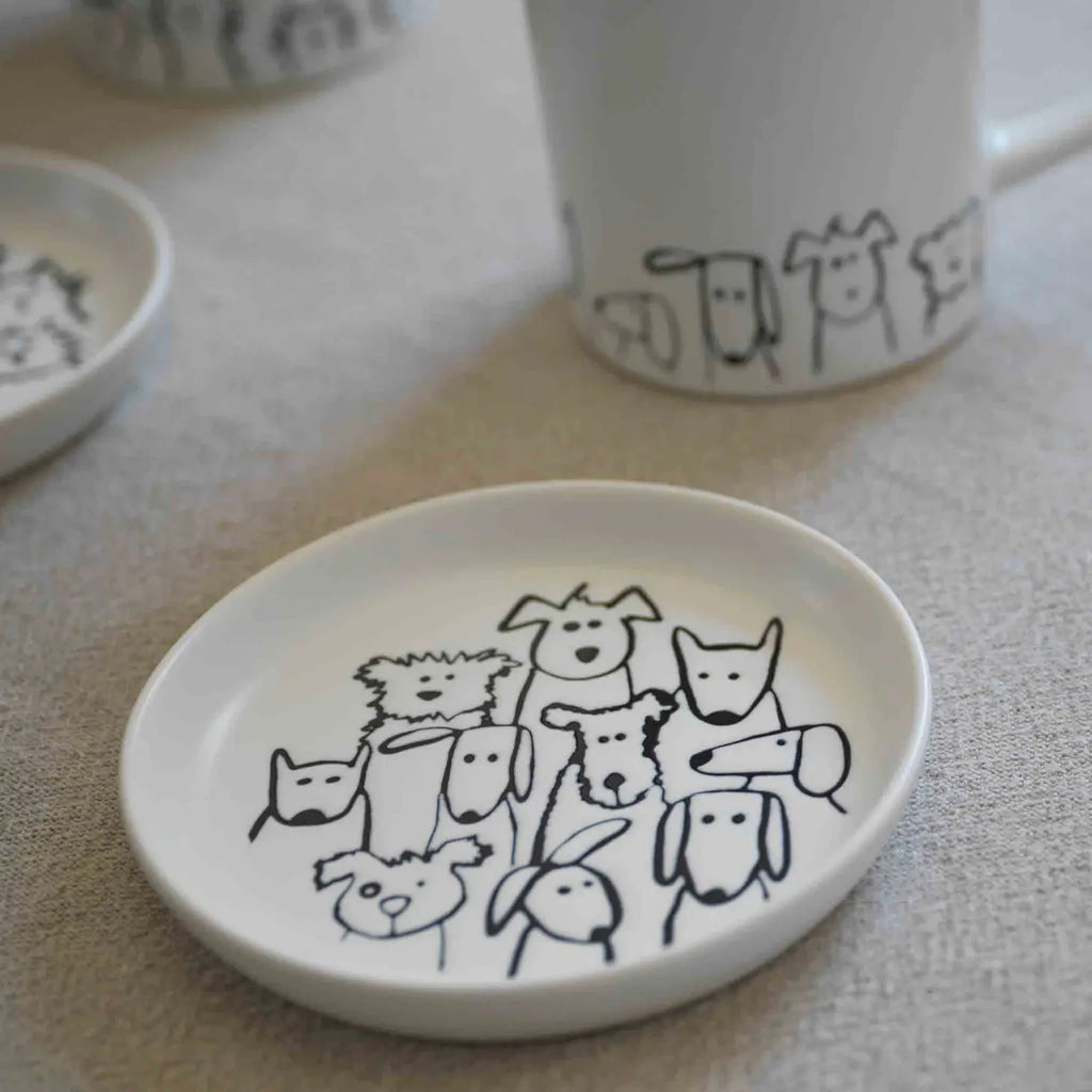 A charming Dogs Coaster featuring fun and playful dog designs.