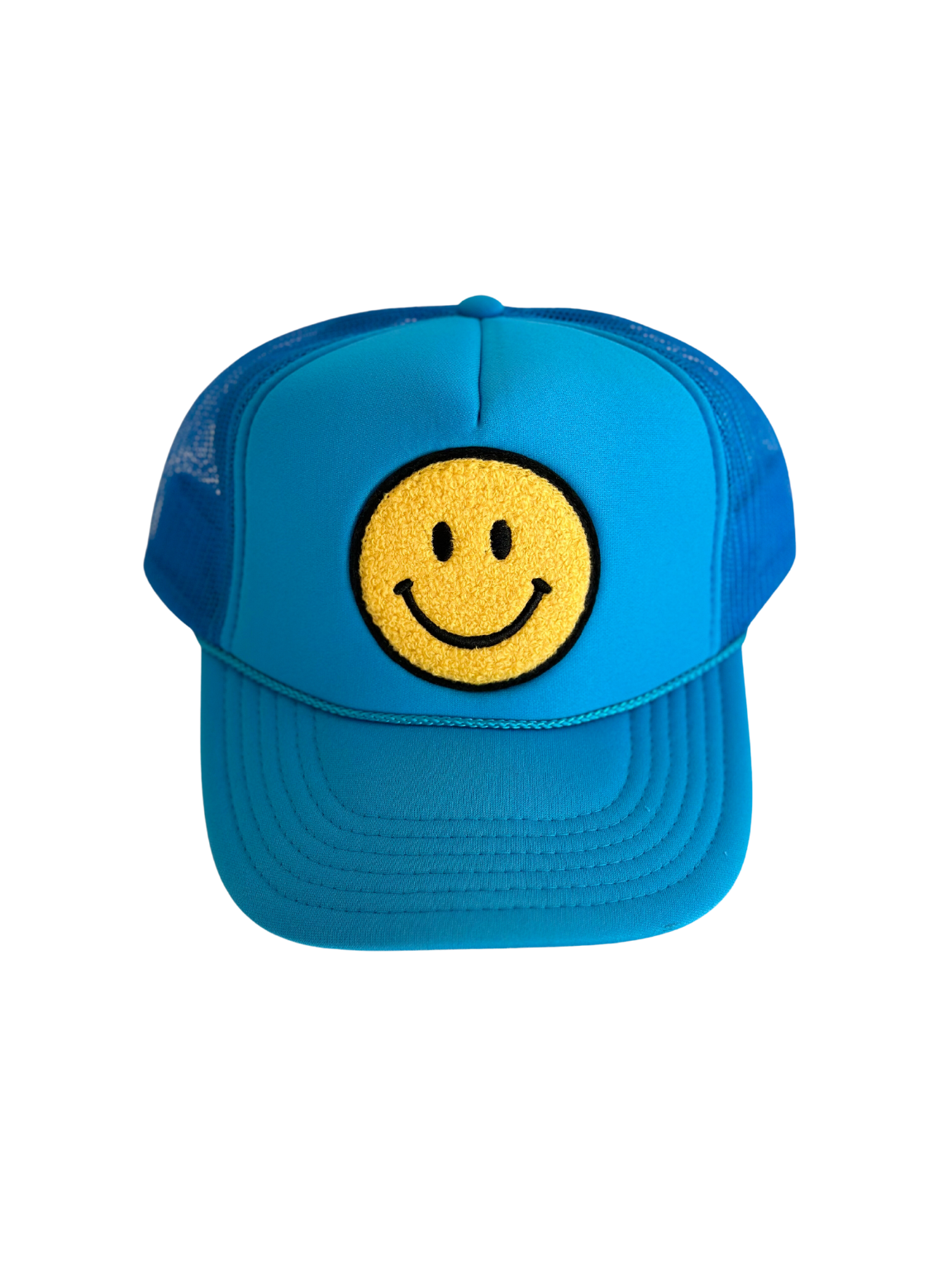 Smiley Patch Trucker Hat