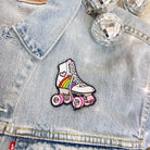 Roller Skate Patches - Rainbow - Vibrant patches with detailed roller skate designs for a playful and retro vibe.