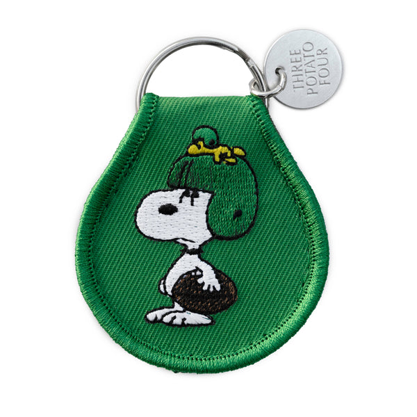 Peanuts® - Snoopy Football Patch Keychain
