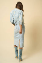 Crossover Midi Skirt